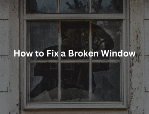 How to Fix a Broken Window?