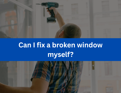 Can I fix a broken window myself?