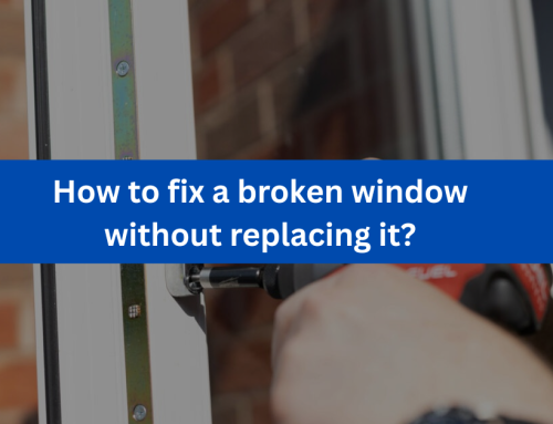 How to fix a broken window without replacing it?